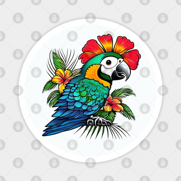 parrot Magnet by Sinister Studios